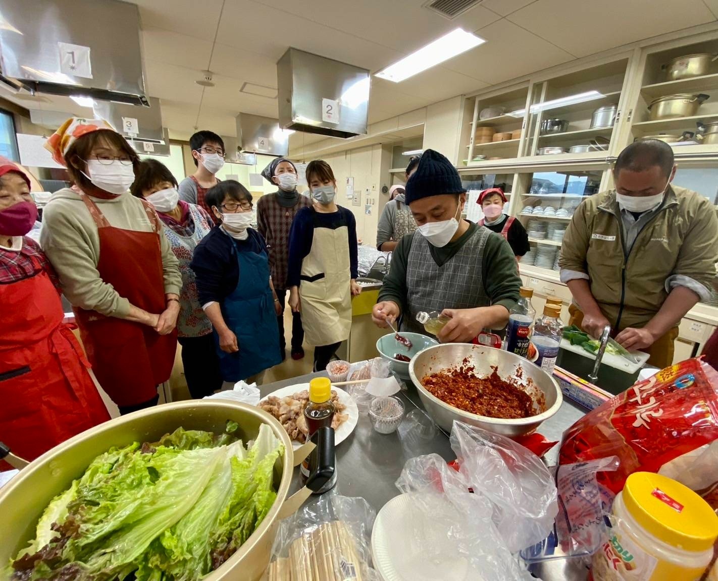 朱家のキムジャン教室（カクテキ）